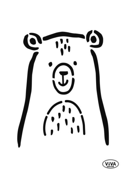 Pochoir Petit Ours