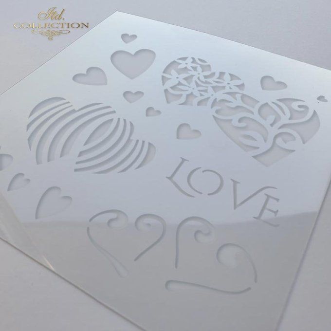 Pochoir Petits coeurs ST0145 A