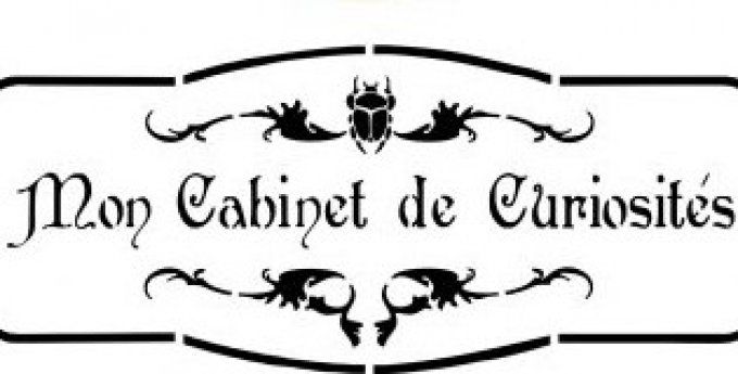 Pochoir Cabinet de Curiosités