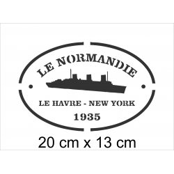 Pochoir Le Normandie