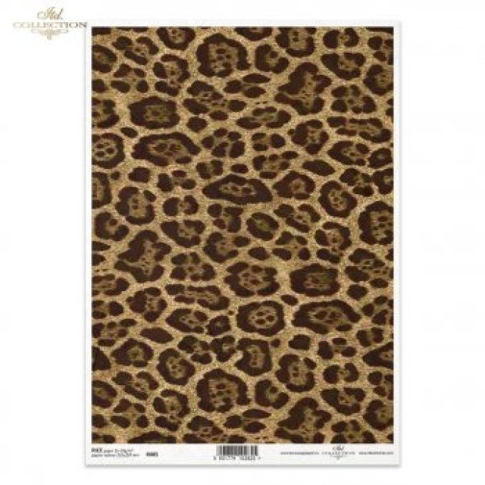 Papier de Riz Peau de Jaguar R0085