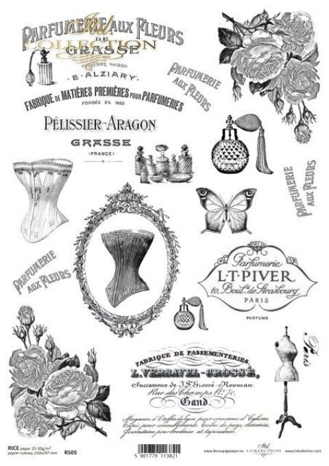 Papier de Riz Parfumerie de Grasse R0505