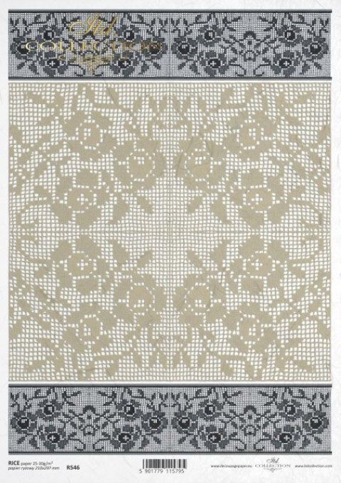 Papier de Riz Dentelles R546
