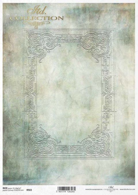Papier de Riz Encadrement R0922