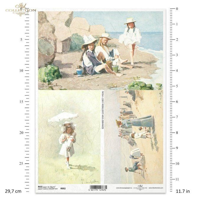Papier de Riz Tenues de plage R0952