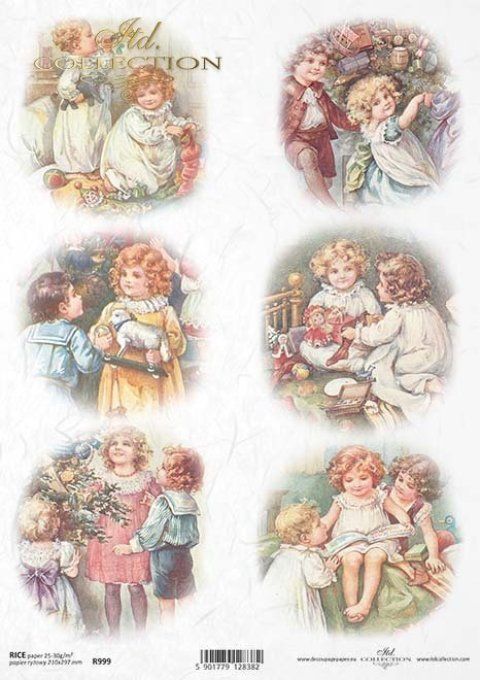 Papier de Riz Matin de Noël R0999