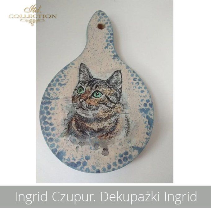 Papier de Riz Chats R1565
