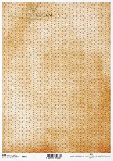 Papier de Riz Nid d'abeille R1573