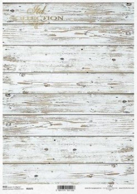 Papier de Riz Planches blanchies R1672