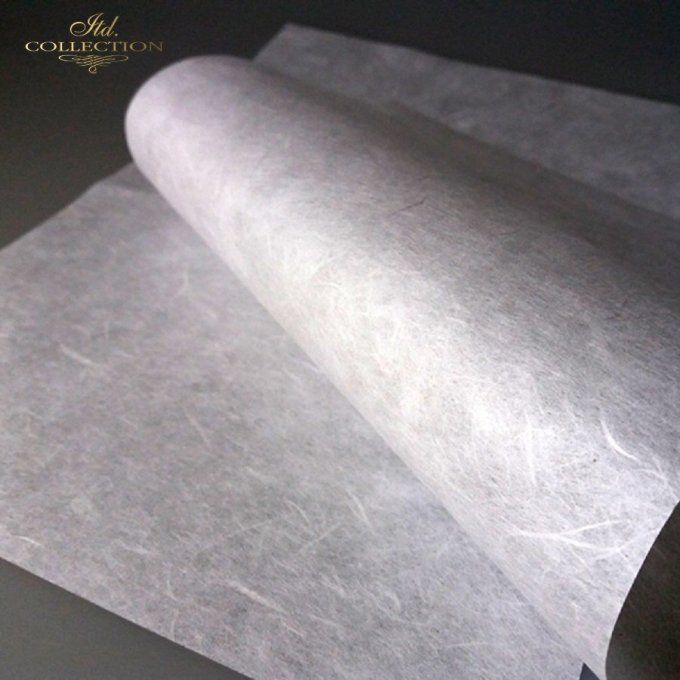 Papier de Riz Fond pointillé bleu R1739