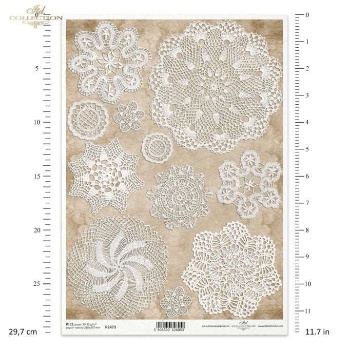 Papier de Riz Napperons R2473