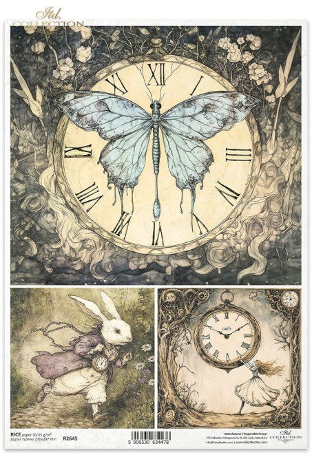 Papier de Riz Le papillon R2645
