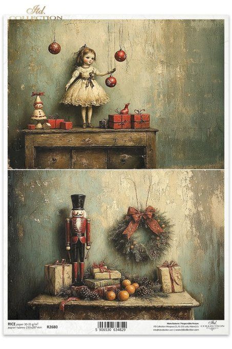 Papier de Riz Poupée et Casse-Noisette R2680