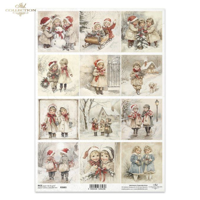 Papier de Riz Images d'enfants R2683