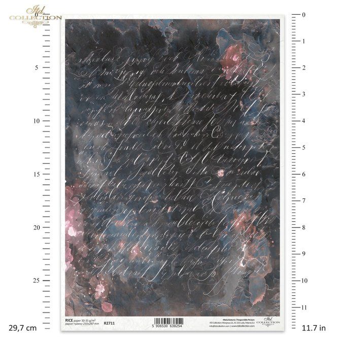 Papier de Riz Lettre distinguée R2711