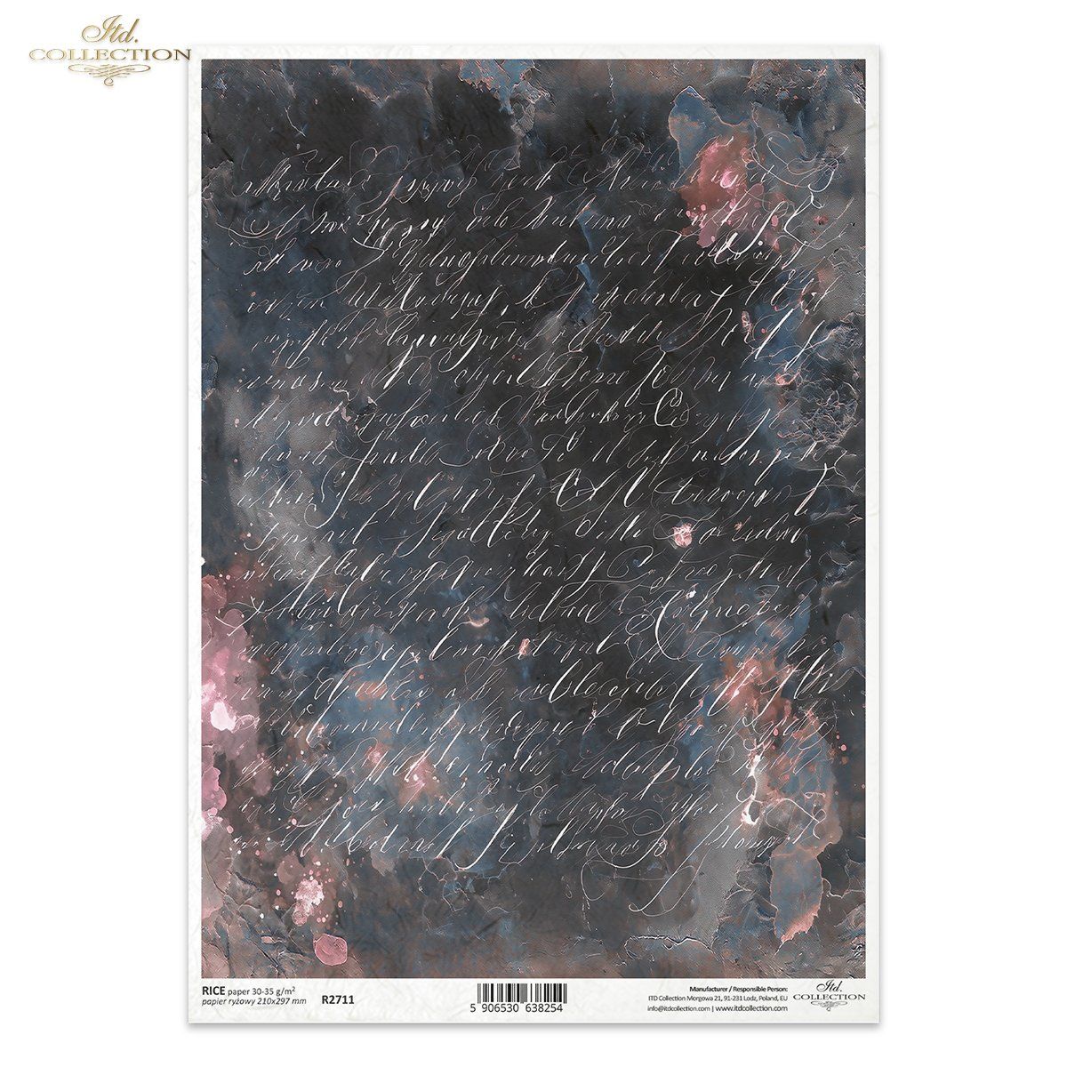 Papier de Riz Lettre distinguée R2711