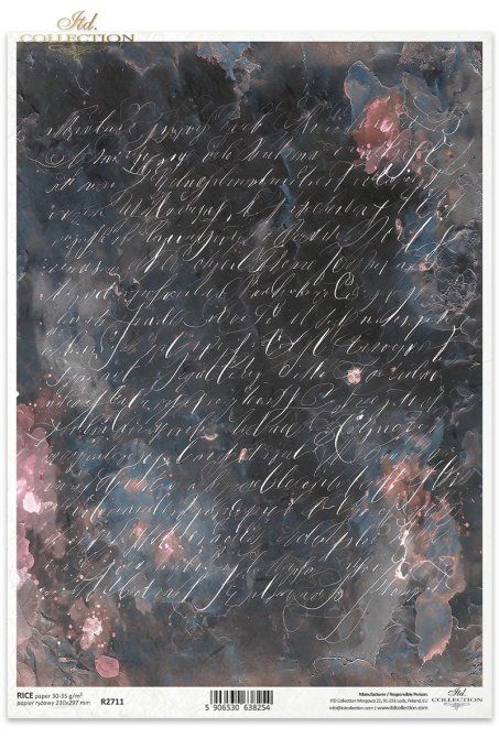 Papier de Riz Lettre distinguée R2711