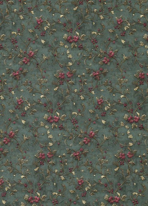 Papier de Riz Petites fleurs d'hiver R2713