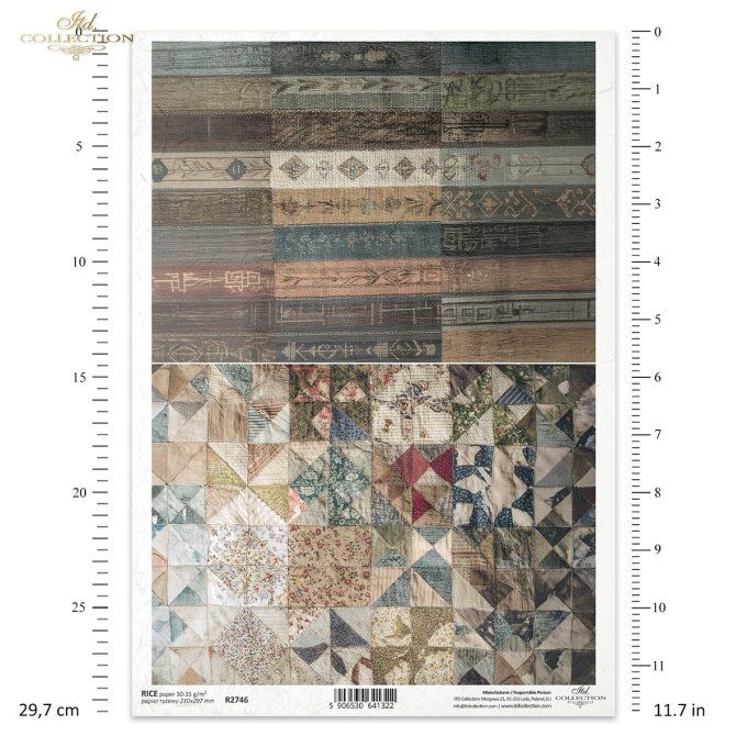 Papier de Riz Quilting R2746