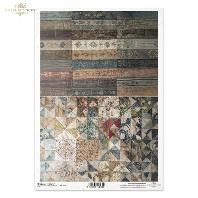 Papier de Riz Quilting R2746