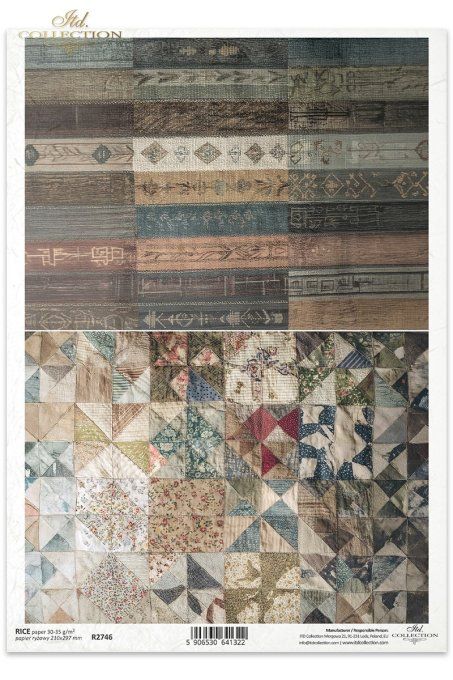 Papier de Riz Quilting R2746