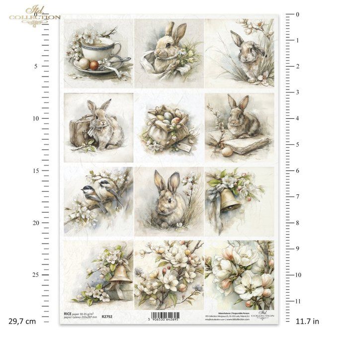 Papier de Riz Douceurs de Pâques R2792