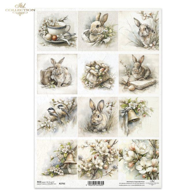 Papier de Riz Douceurs de Pâques R2792