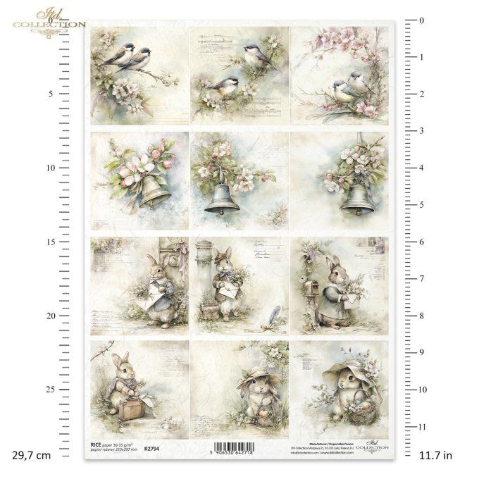 Papier de Riz C'est le printemps ! R2794