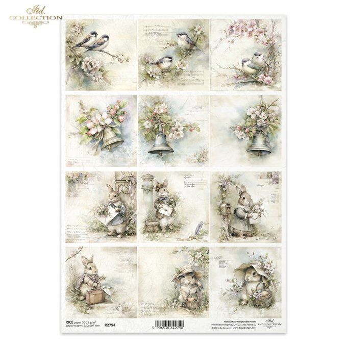 Papier de Riz C'est le printemps ! R2794