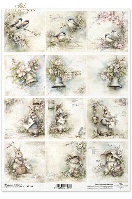 Papier de Riz C'est le printemps ! R2794