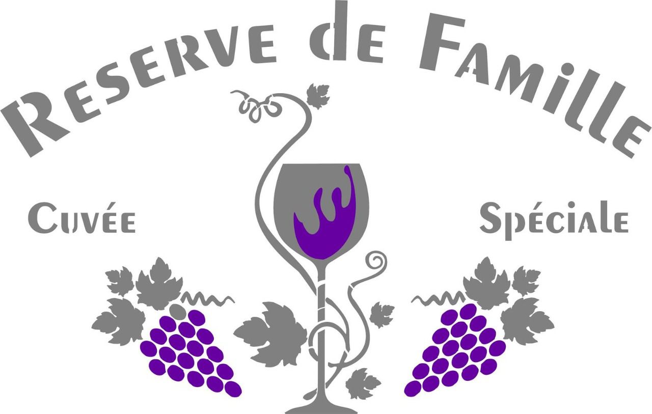 Pochoir Réserve de Famille