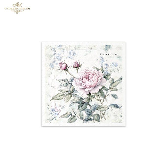 Papier de Riz Roses et Pivoines RSM177