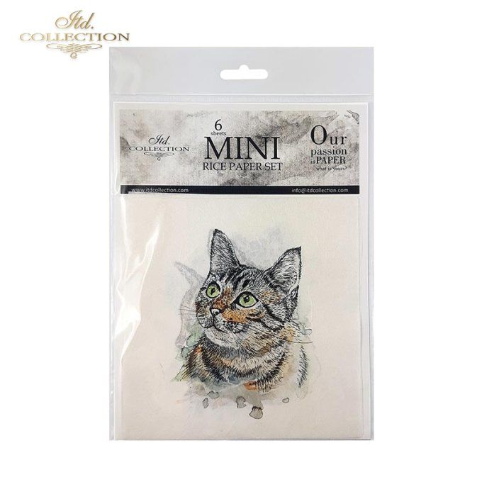 Papier de Riz Comme Chat et Chien x 6 RSM006