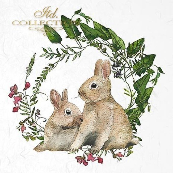 Papier de Riz Mignonneries x 6 RSM038