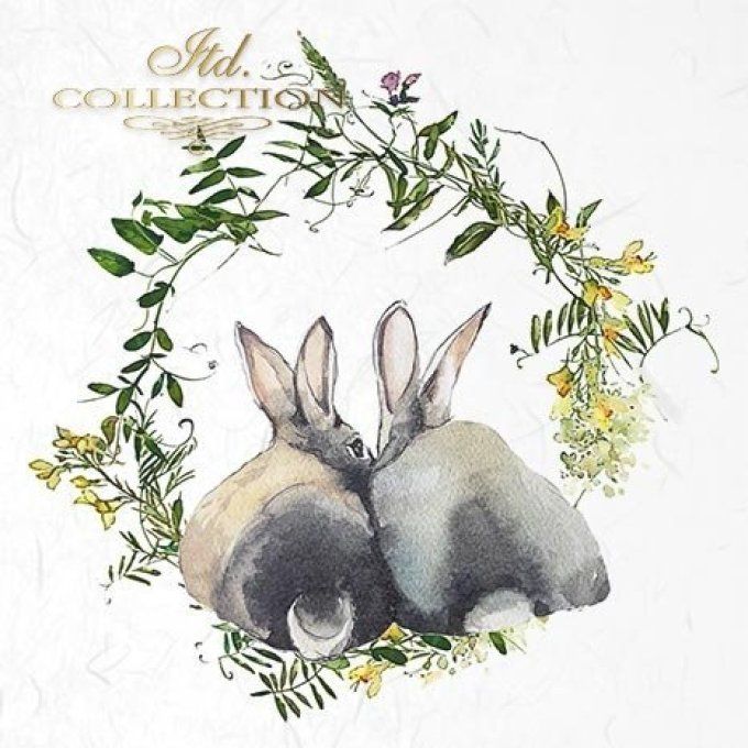Papier de Riz Mignonneries x 6 RSM038