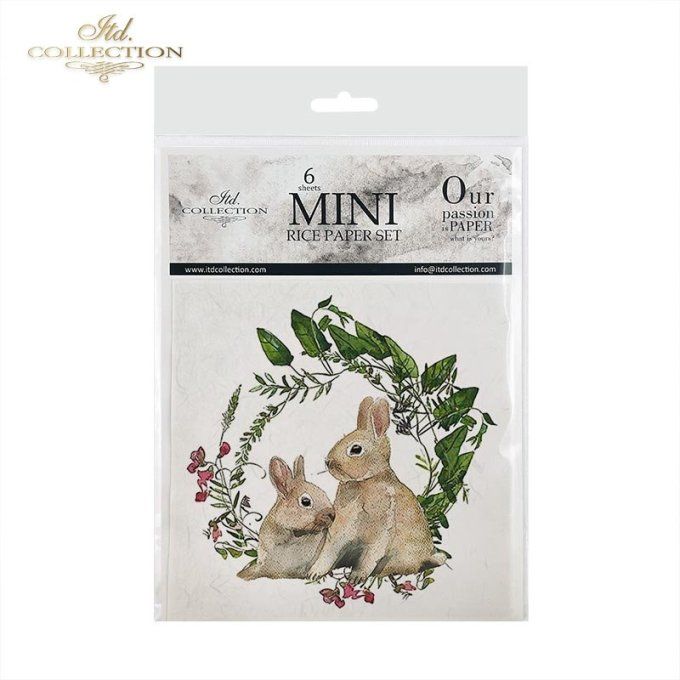 Papier de Riz Mignonneries x 6 RSM038