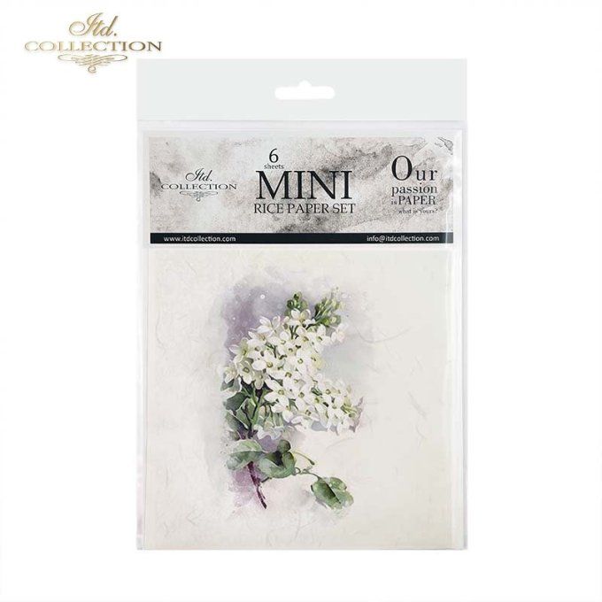 Papier de Riz Bouquets Printaniers x 6 RSM072