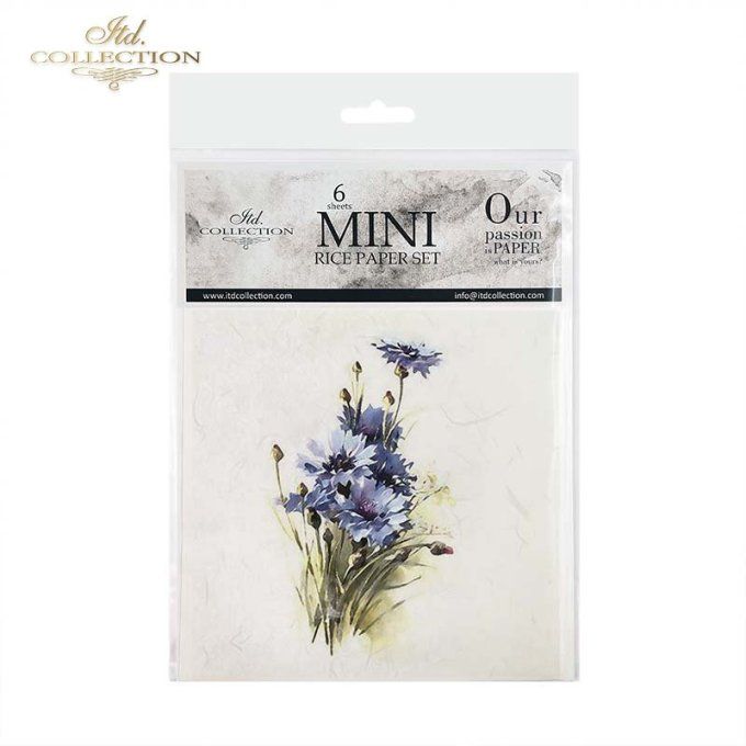 Papier de Riz Fleurs de Printemps x 6 RSM075