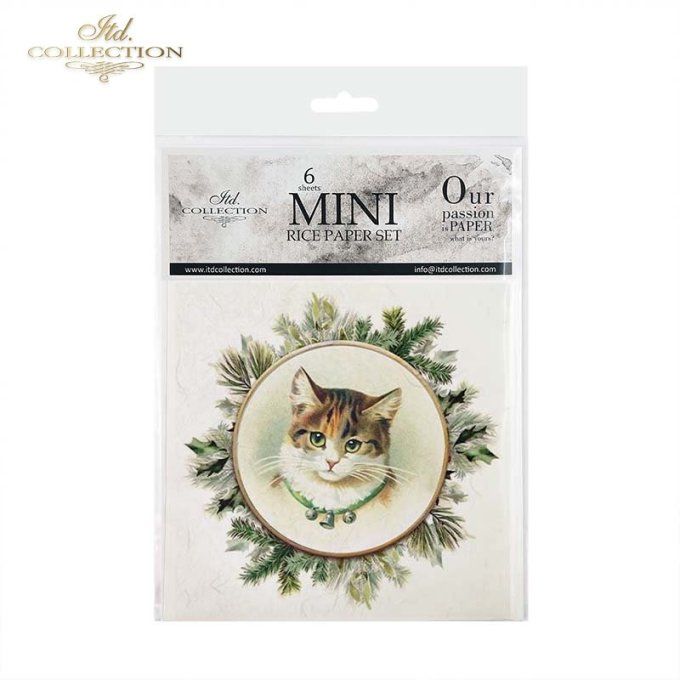 Papier de Riz Couronnes Chats x 6 RSM090