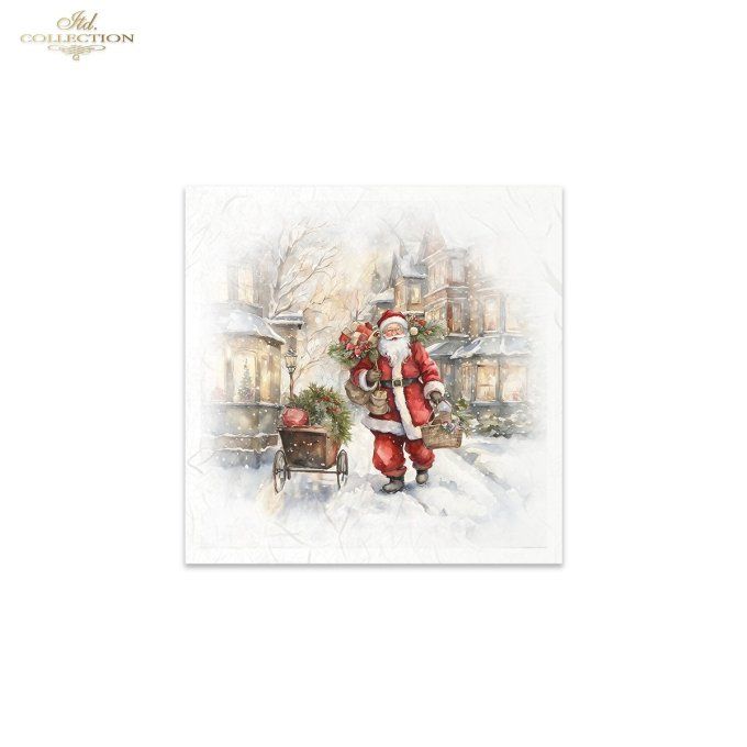 Papier de Riz Père-Noël x 6 RSM137