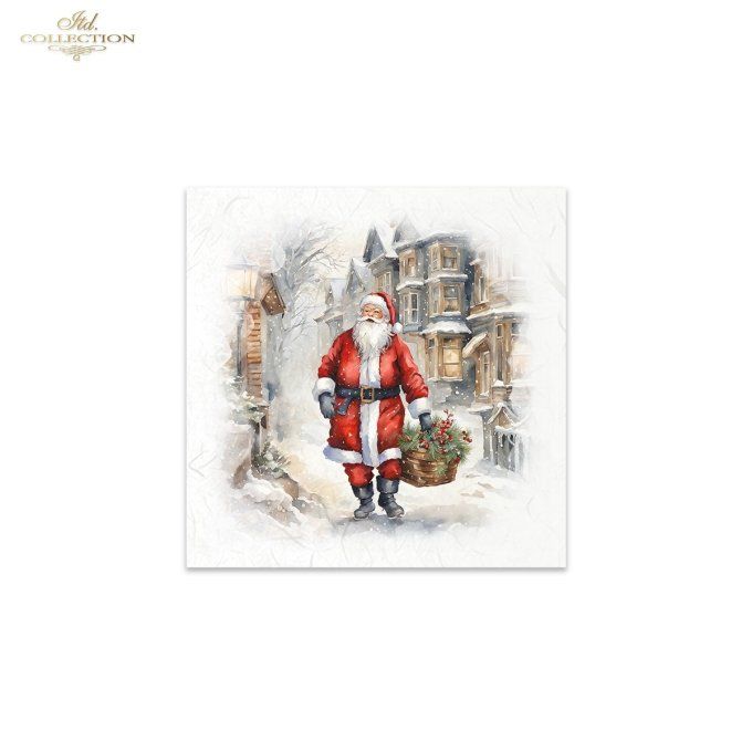 Papier de Riz Père-Noël x 6 RSM137