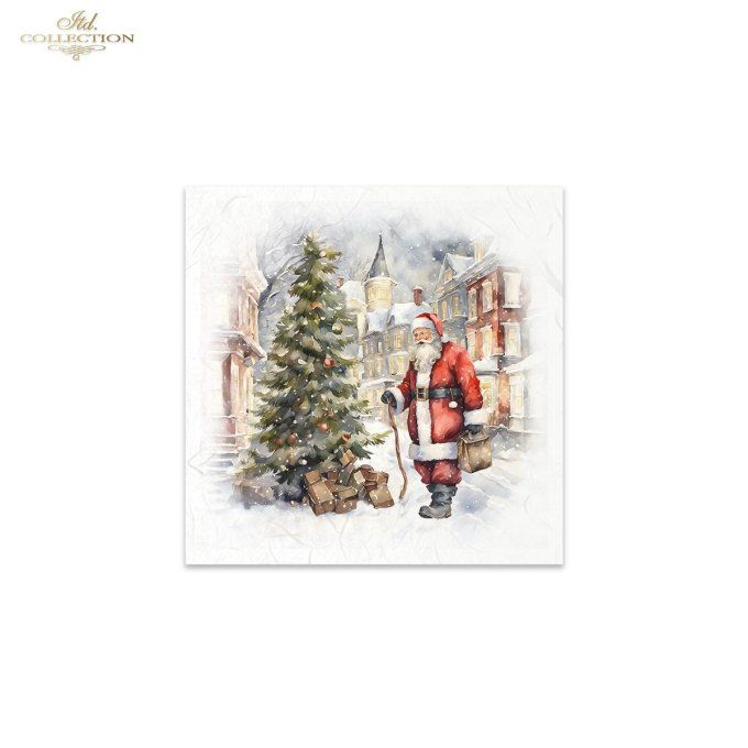 Papier de Riz Père-Noël x 6 RSM137