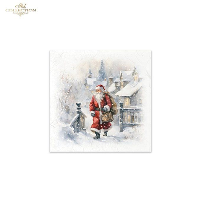 Papier de Riz Père-Noël x 6 RSM137
