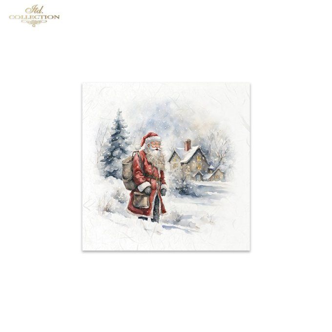 Papier de Riz Père-Noël x 6 RSM137
