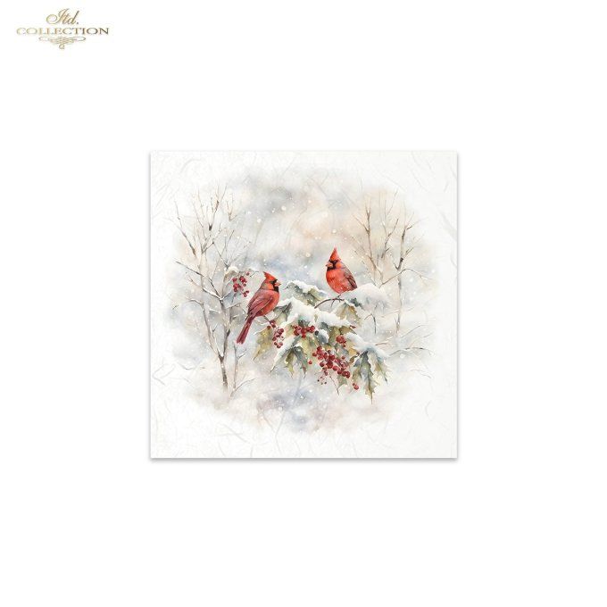 Papier de Riz Cardinal x 6 RSM147