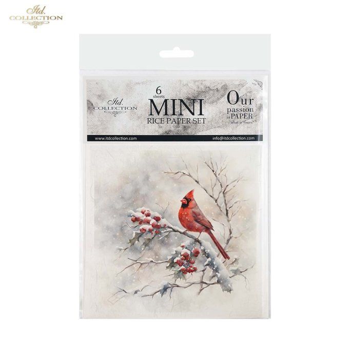 Papier de Riz Cardinal x 6 RSM147