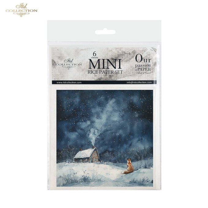 Papier de Riz Nuit étoilée x 6 RSM178