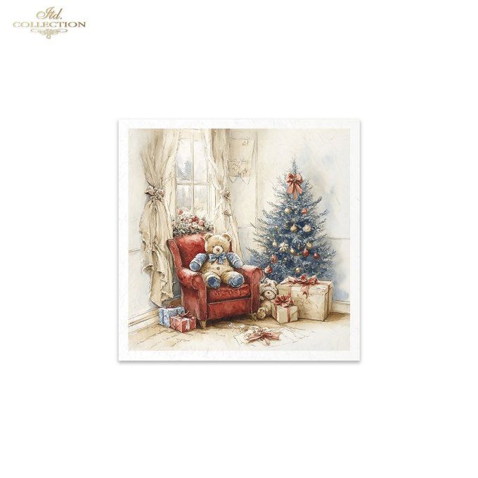 Papier de Riz Le Père Noël est passé x 6 RSM192