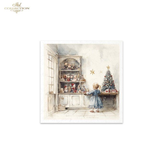 Papier de Riz Le Père Noël est passé x 6 RSM192