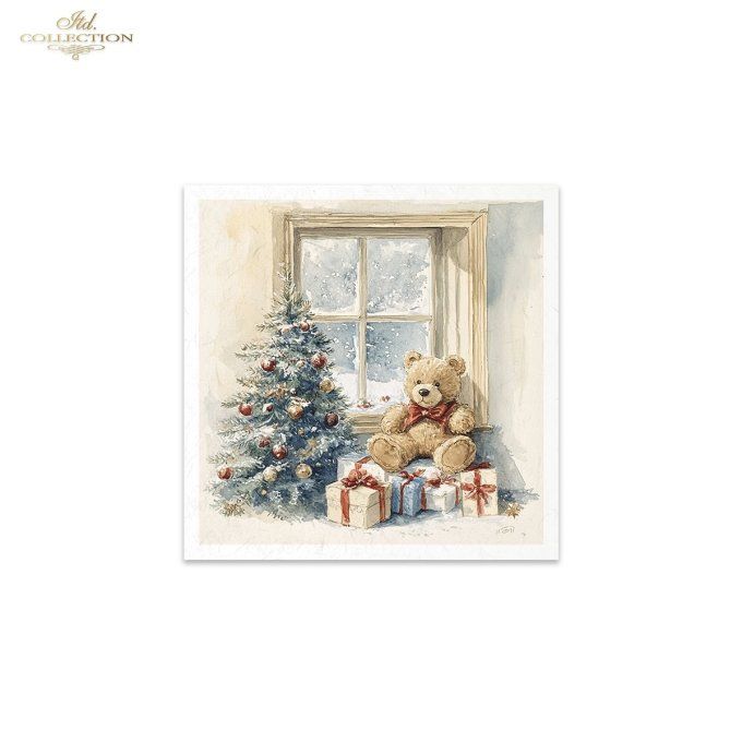 Papier de Riz Le Père Noël est passé x 6 RSM192